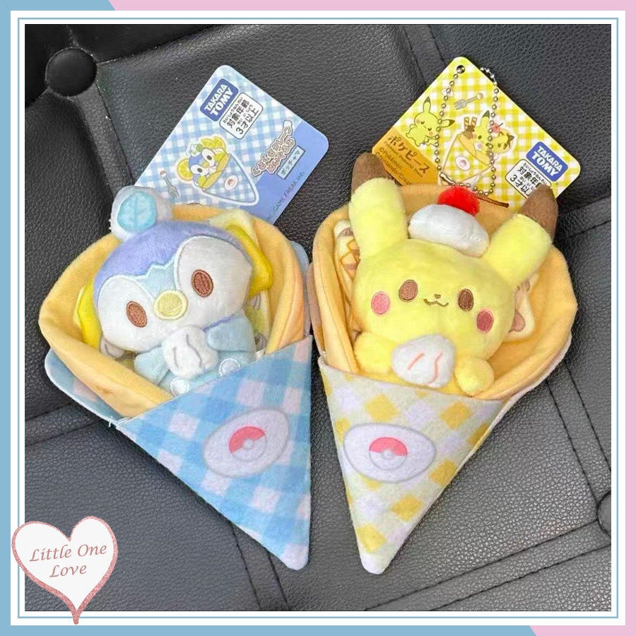 Pokemon Pikachu Pogaman Crepe Cake Plush Toy Takara Tomy