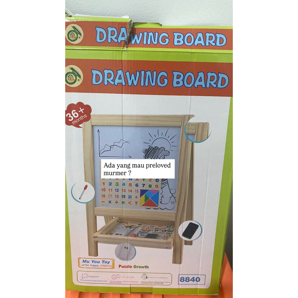 PAPAN TULIS & PUZZLE ANAK PRELOVED