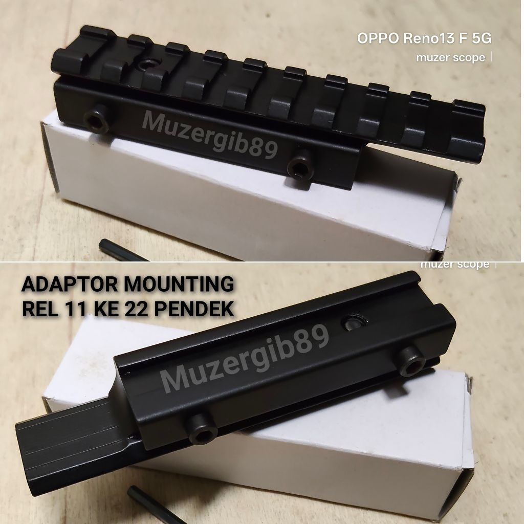 Adaptor mounting rel 11 ke 22 pendek