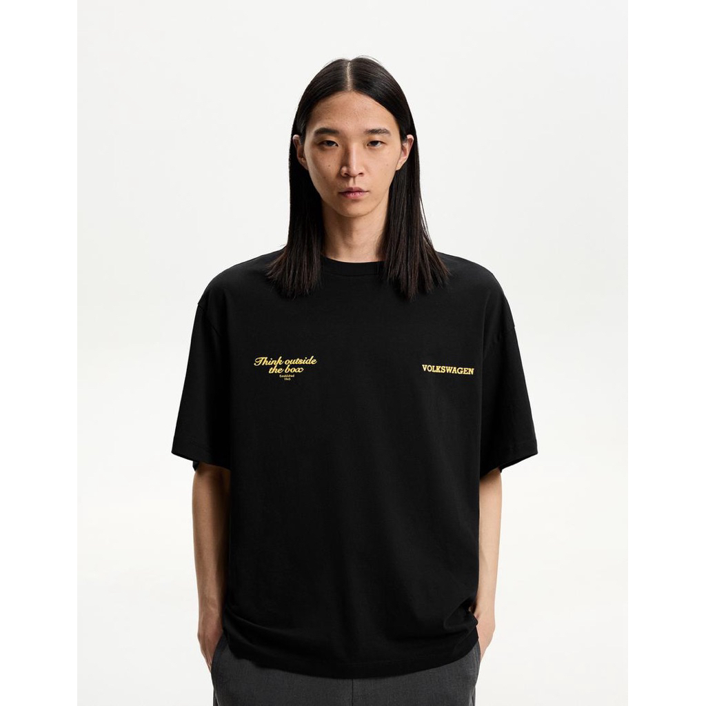 BERSHKA Volkswagen print short sleeve T-shirt