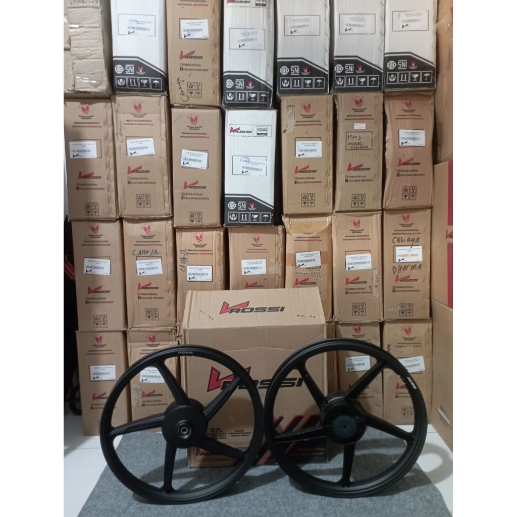 Velg Vrossi grand Falcon Black hitam Palang 5 Original Vrossi