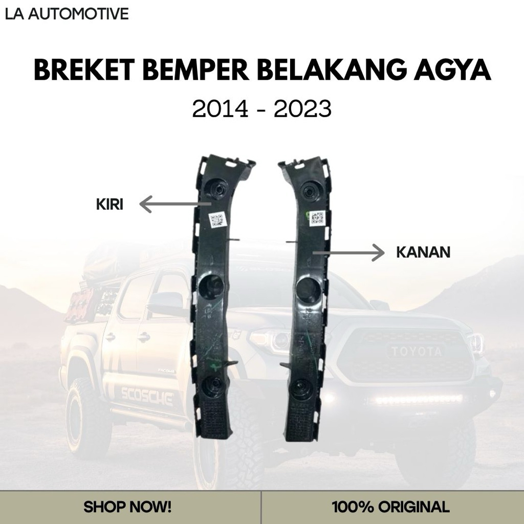 BREKET BEMPER BELAKANG AGYA 2014-2023