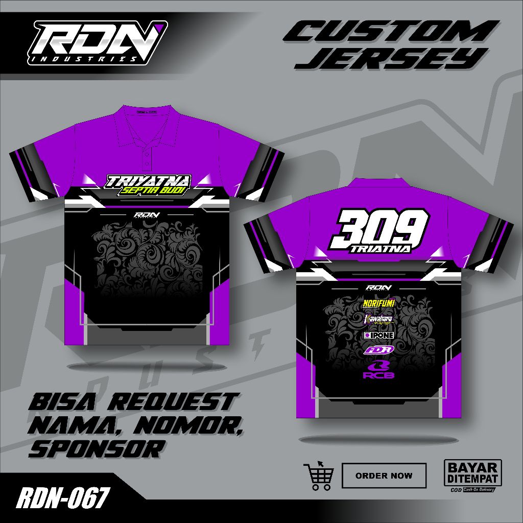 JERSEY RACING Jersey Racing Custom Full Printing Jersey Balap Racing Bisa Custom Kaos Racing Team