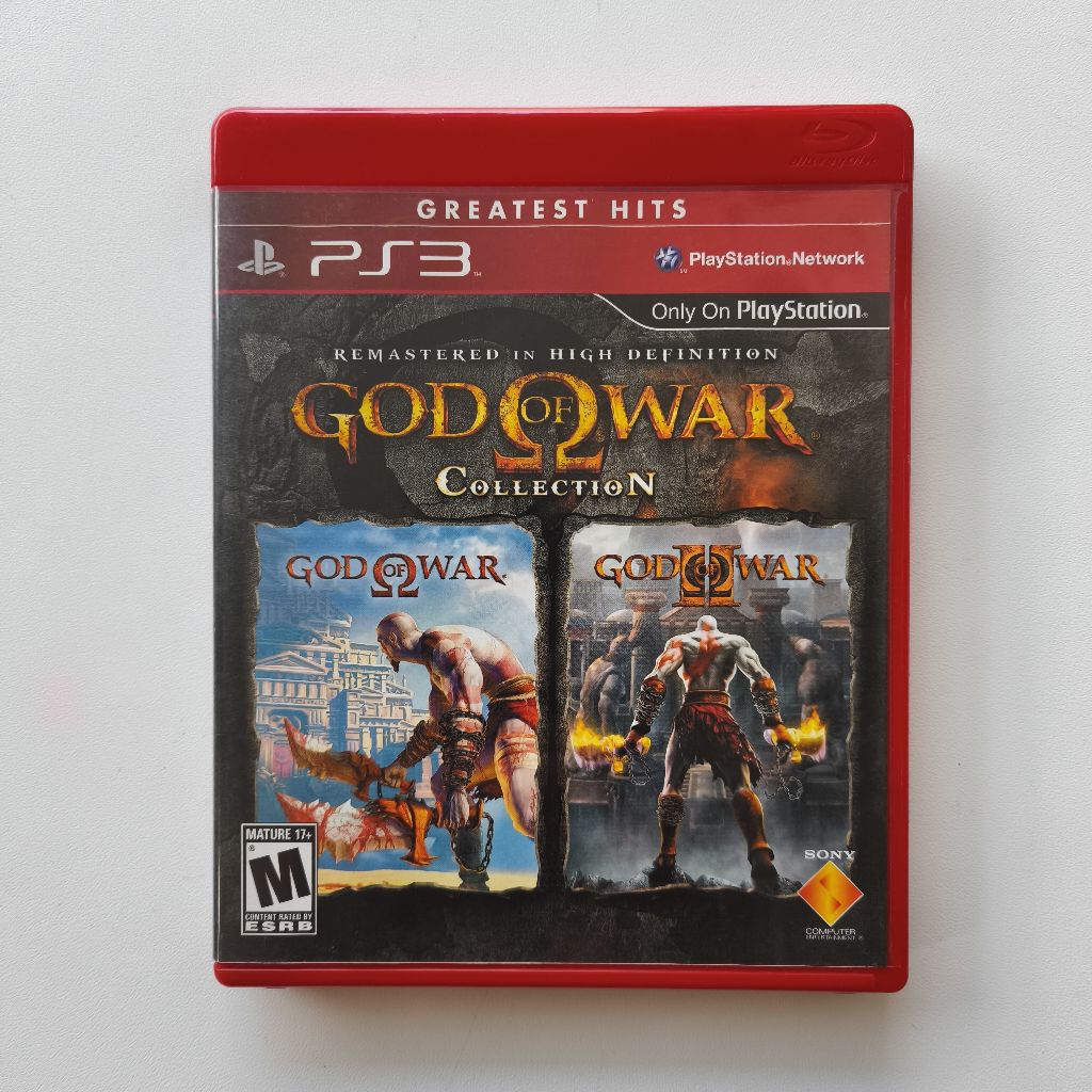 PS3 BD Kaset Game God of War Collection (1 + 2)