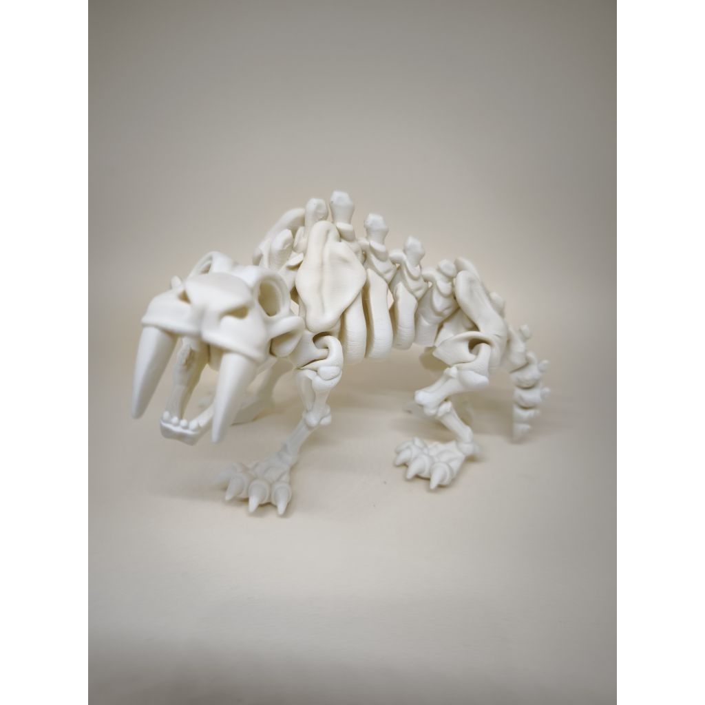 Mainan Skeleton Saber Tooth Tiger