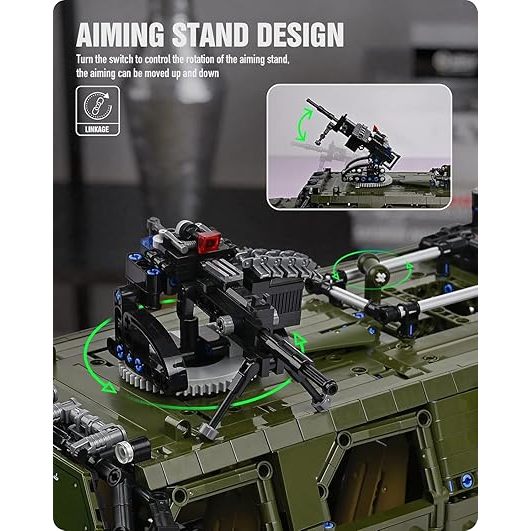 Nifeliz T28 Super Heavy Tank Model Toy for Adults, Collectible Military Building Display Set