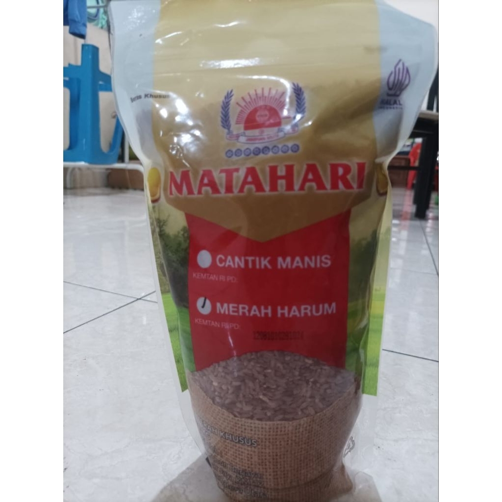 

Beras merah harum matahari 1 kg