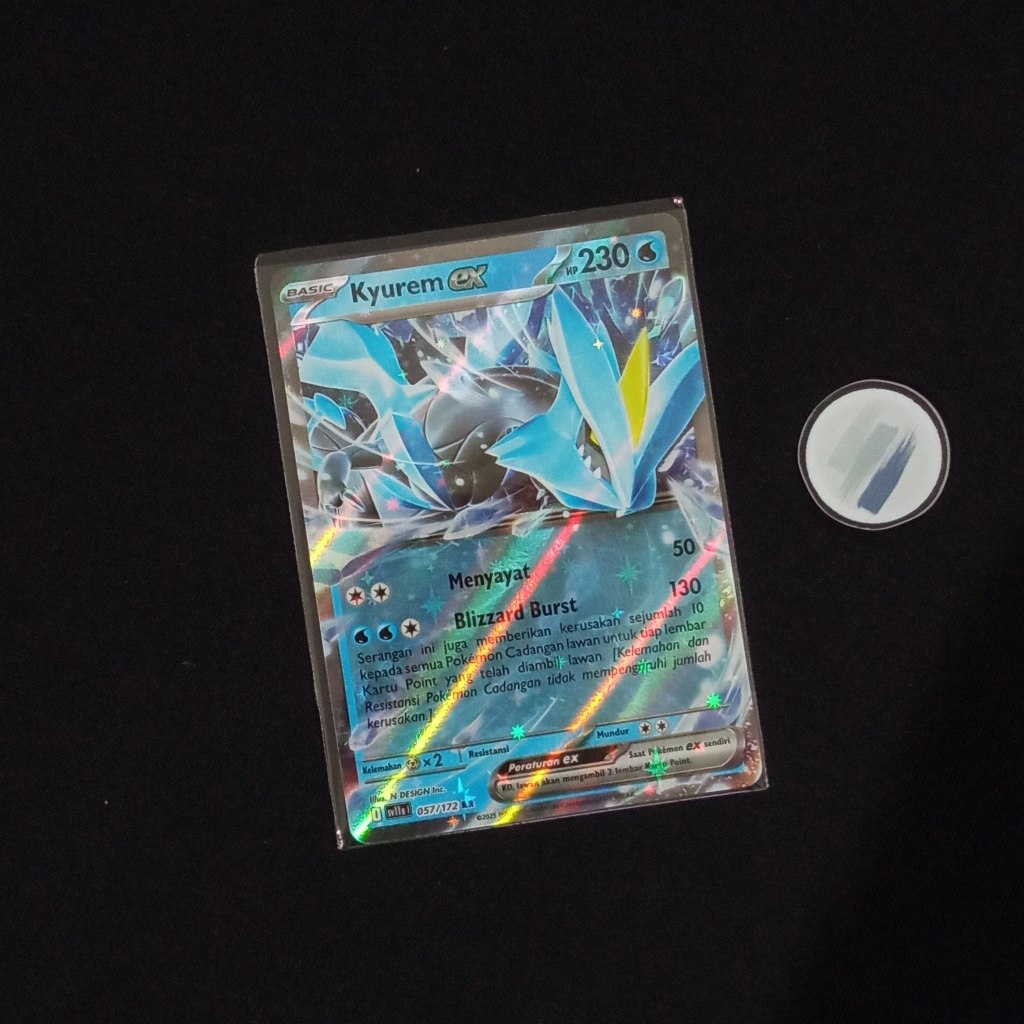 Kyurem EX RR sv11s Hitam & Putih Pokemon TCG Indonesia
