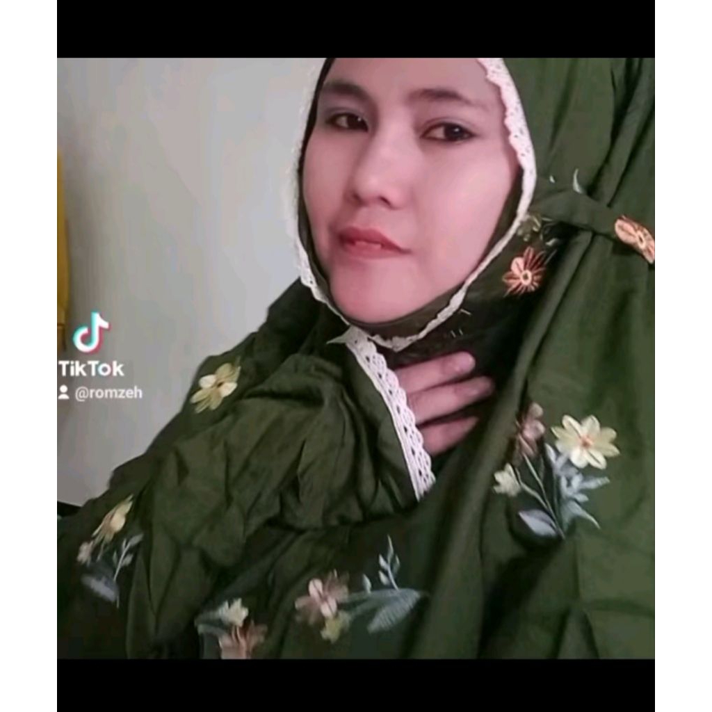 mukena terusan bahan adem