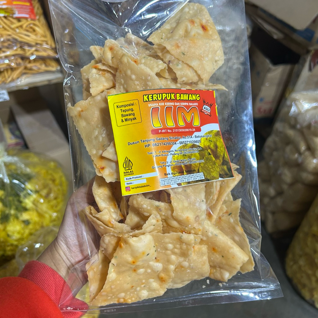 

IIM DAKAK DAKAK | Kerupuk Bawang | Cemilan Kue Bawang | Cemilan khas Minang