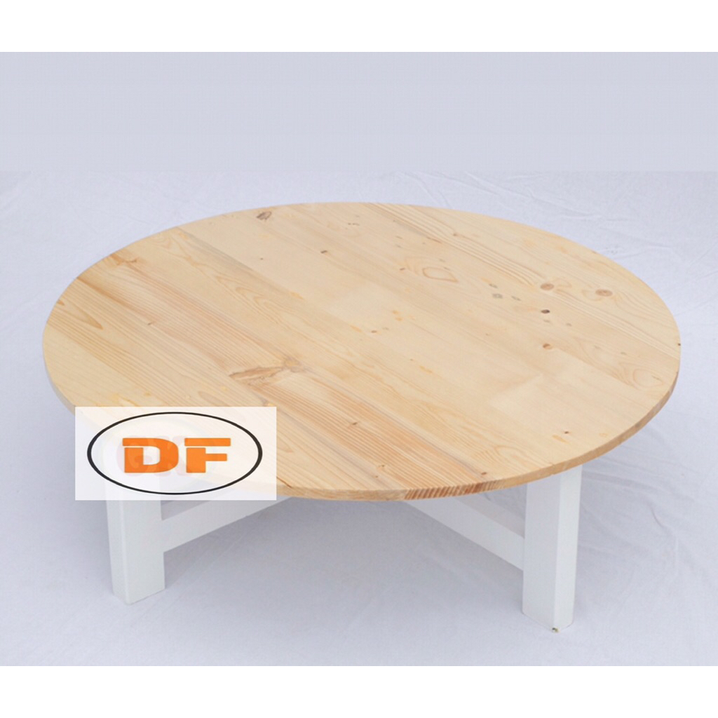 meja bulat lesehan bulat