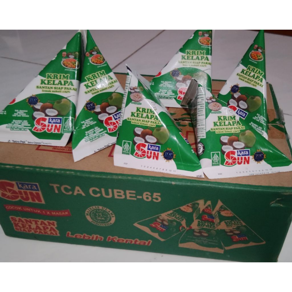 

santan kara 65ml 1dus isi 36pc(exp Jan 2027)