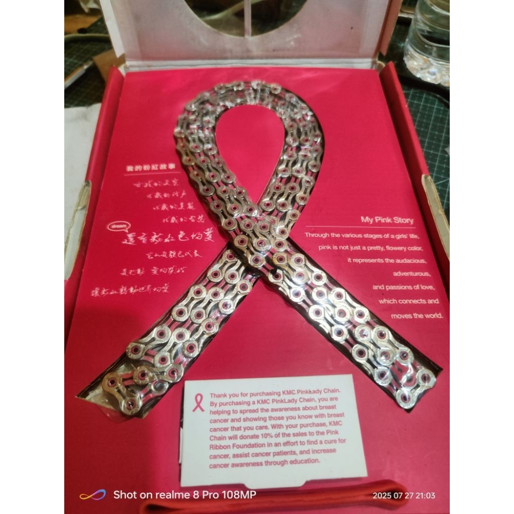 Chain KMC 9speed X9SL-Pink Lady Rantai KMC 9Speed X9SL Pink Original