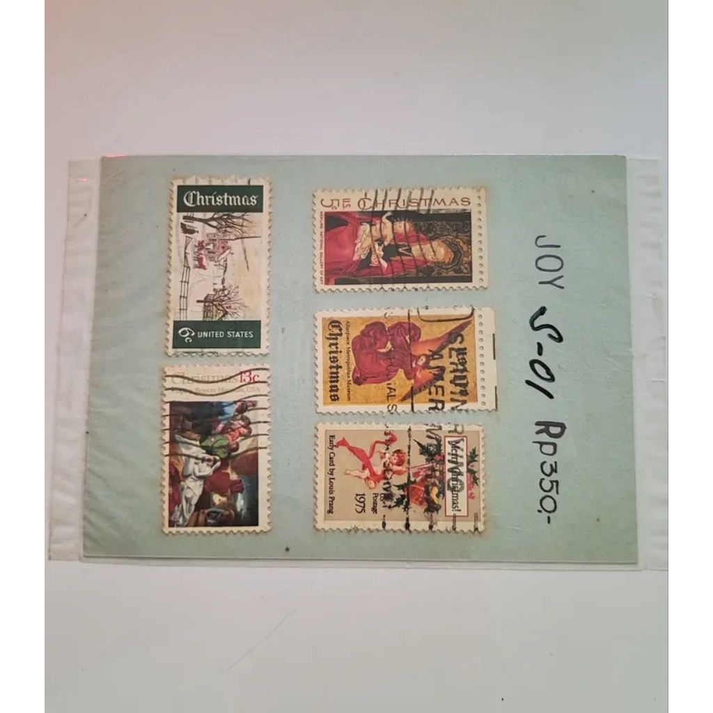 

1 set Perangko Luar Negeri Seri Christmas tahun 1975
