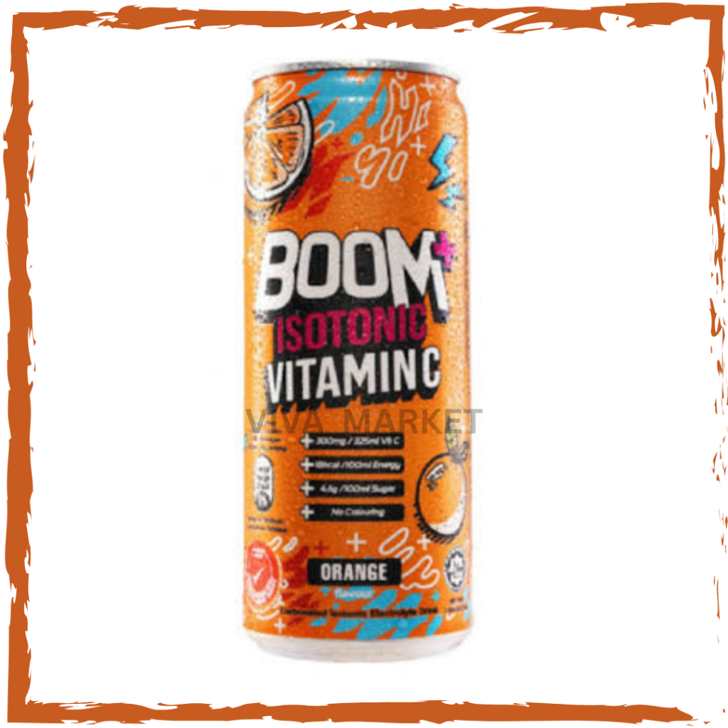 

Boom + Minuman Isotonik Vitamin C 325ml. Halal