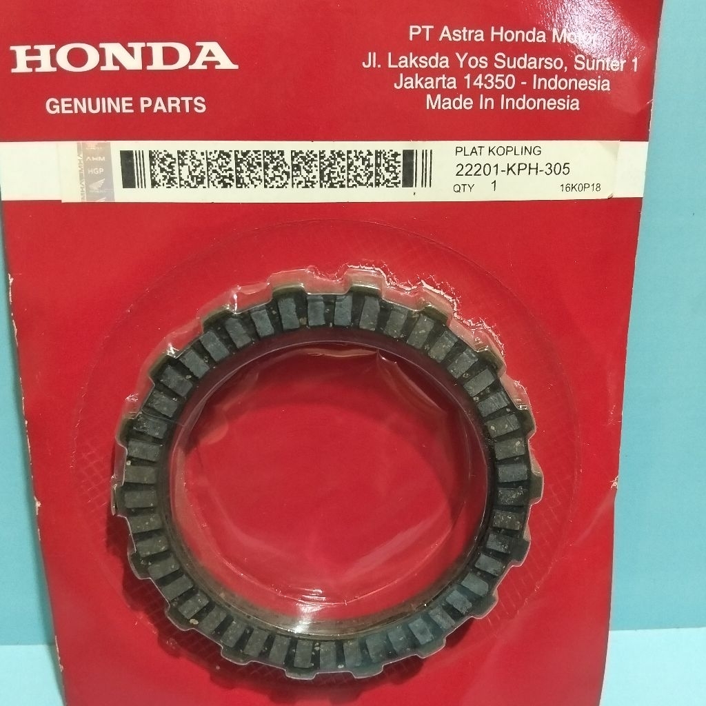 Kampas Plat Kopling Supra X 125 Kharisma KPH Kampas Kopling Kharisma Supra X 125