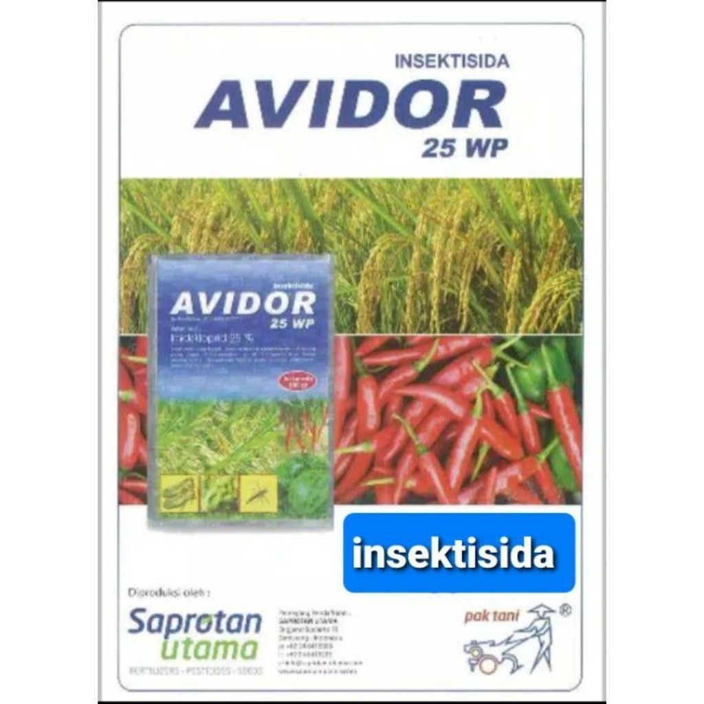 Avidor 25 WP Insektisida Sistemik - Imidakloprid 25%