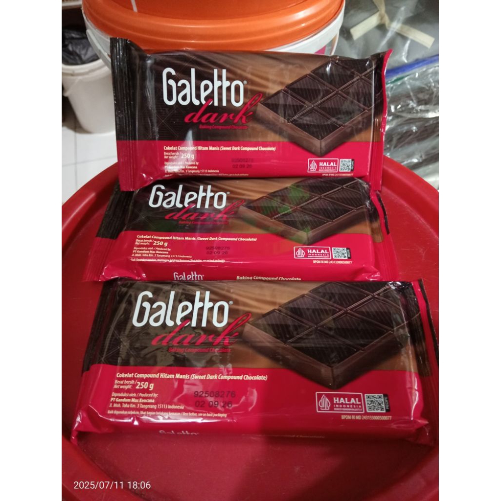 

GALETTO DARK 250GR