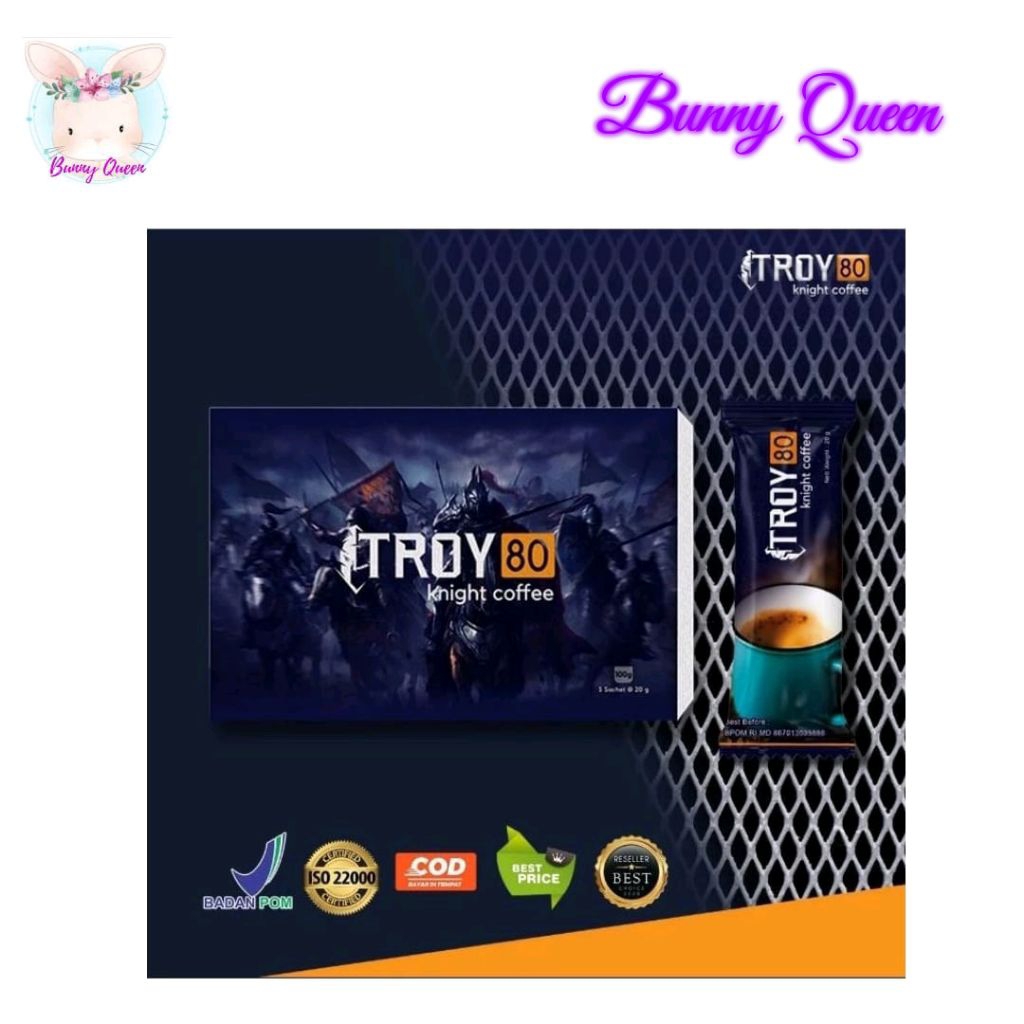 

Kopi Troy 80 Kopi Susu Murni Herbal Original BPOM Per Box