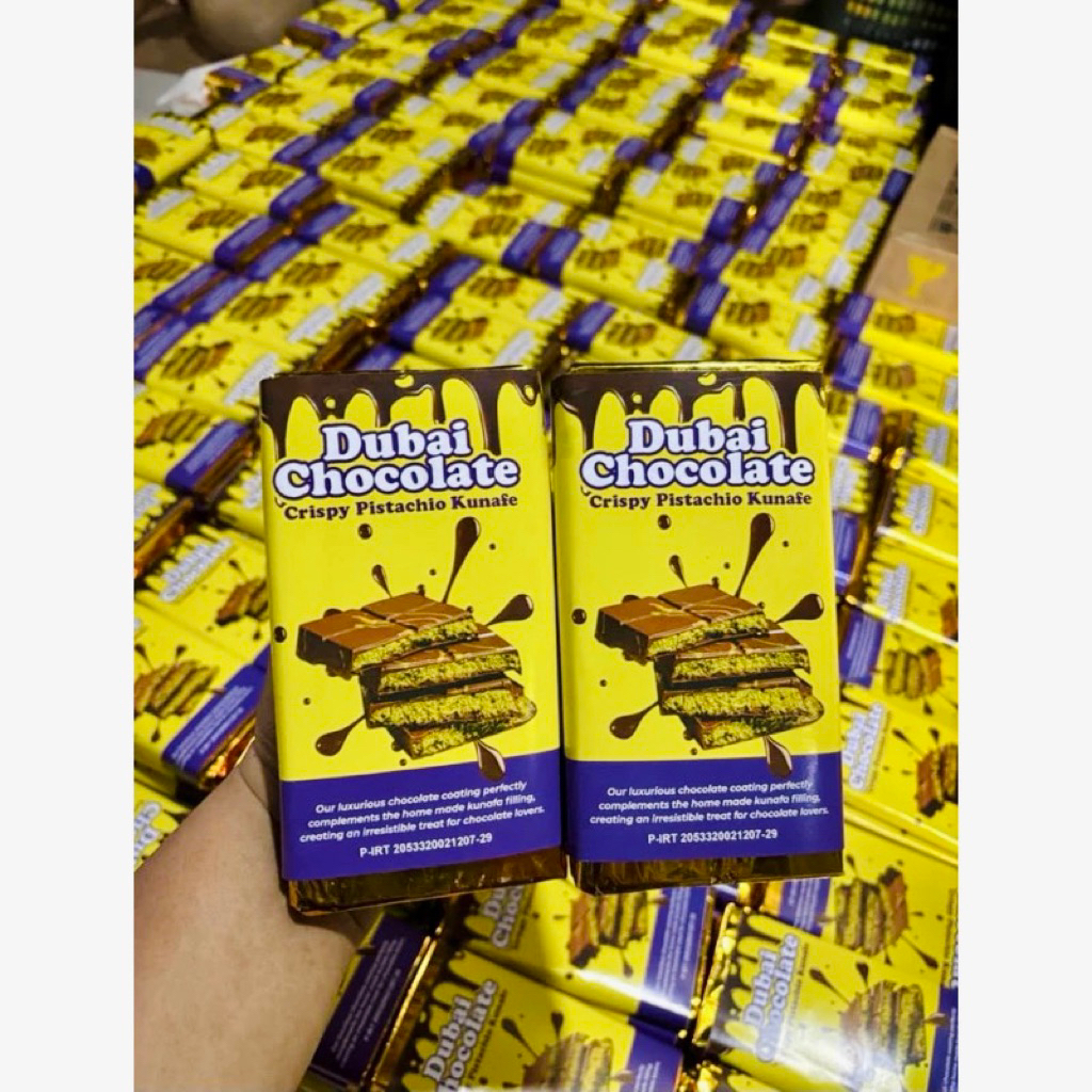 

[JUMBO 300gr] COKLAT DUBAI PREMIUM CRISPY PISTACHIO KUNAFA
