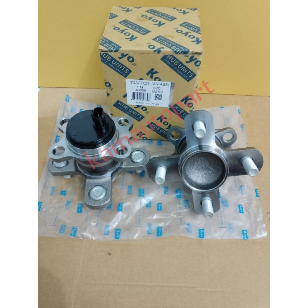 nap roda belakang / hub bearing / bearing roda belakang abs / Toyota Agya / ayla