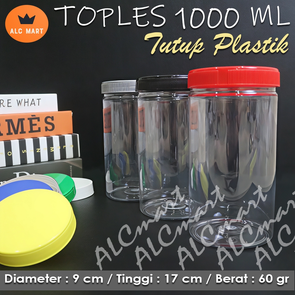 TOPLES 1000ML / TOPLES PLASTIK 1000ML / TOPLES TABUNG PREMIUM 1000ML