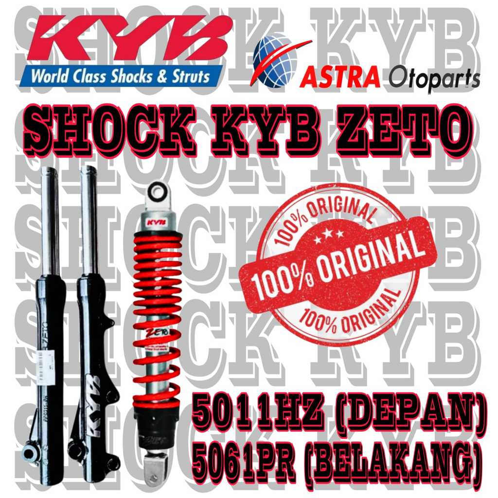 SHOCK DEPAN BELAKANG MOTOR BEAT FI , BEAT STREET , SCOOPY ESP , VARIO 125 150 160 , BEAT POP , GENIO