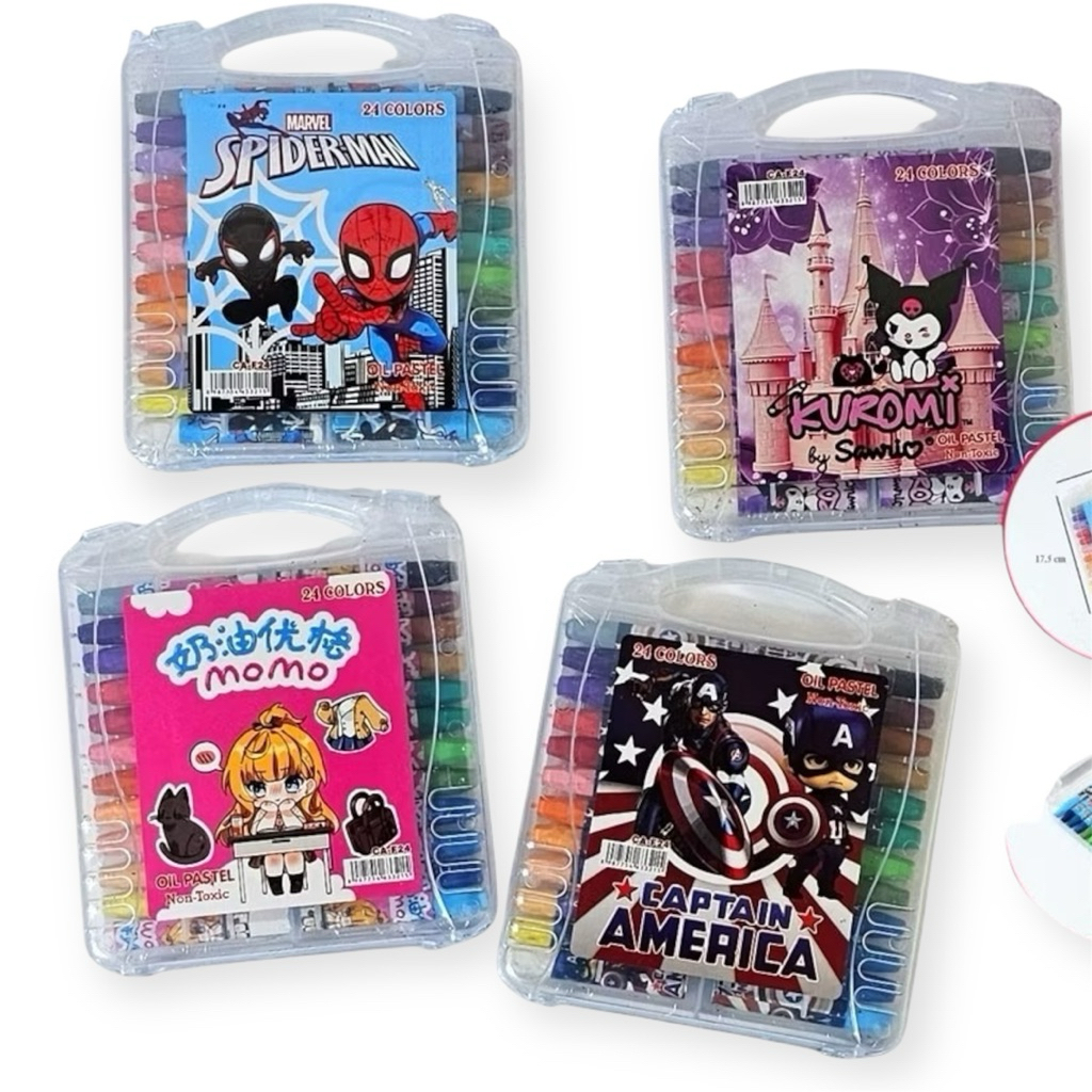 

Krayon 24 Warna BOS Crayon Oil Pastel