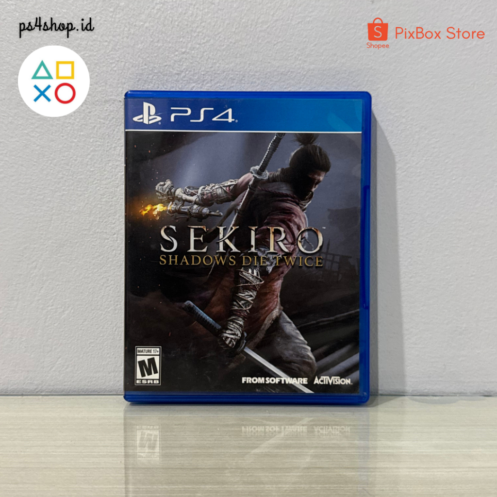 BD Kaset PS4 Sekiro Shadows Die Twice Second Bekas Original | Game Samurai Soulslike Tersulit PlaySt