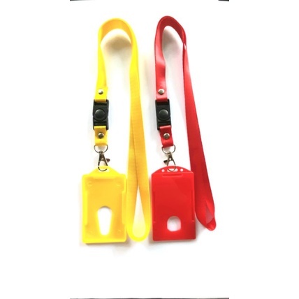 

Satu Paket Tali lanyard & Frame std1.5cm / 2cm polos frame holder dan tali lanyard polos 1 set