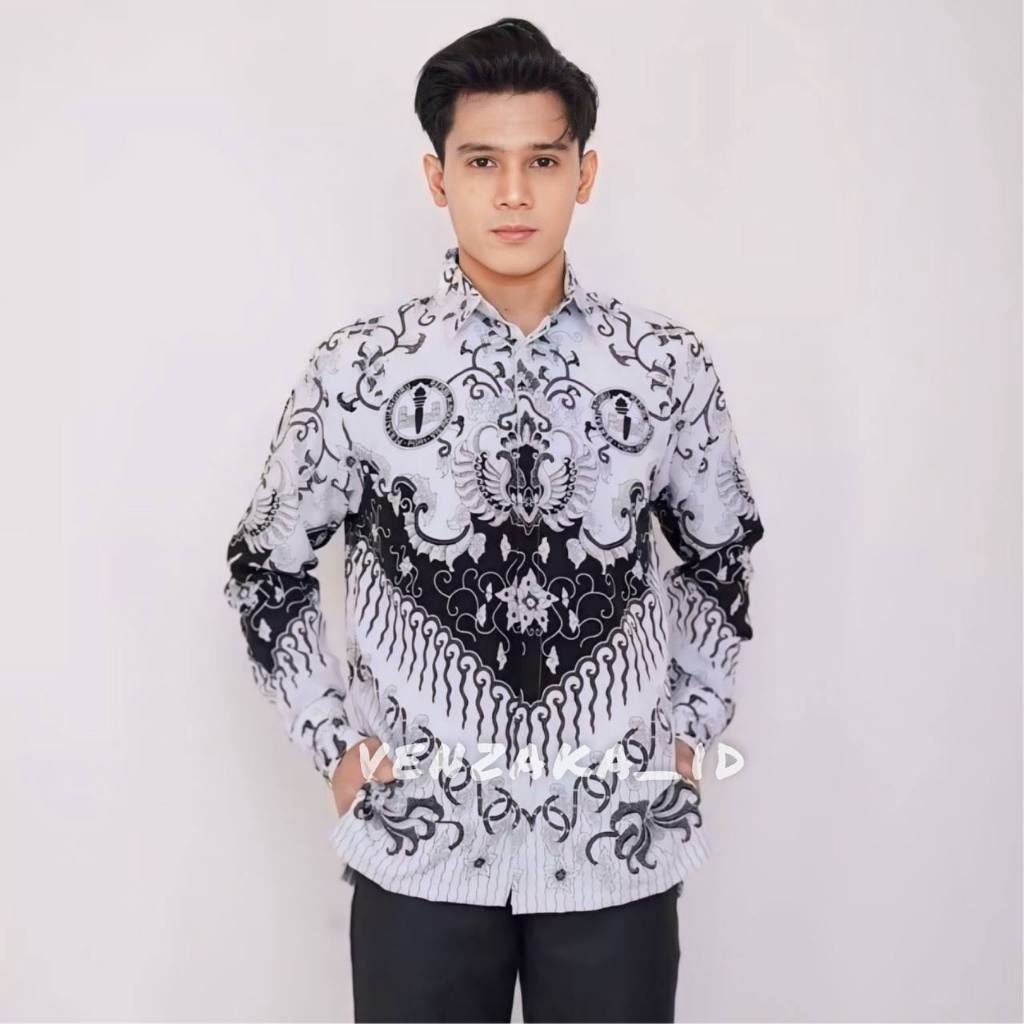 Seragam PGRI Pria Furing Resmi Batik Jumbo Batik PGRI Pria Kusuma Bangsa Terbaru
