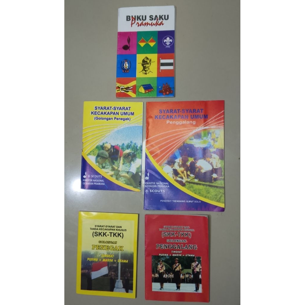 SKU Pramuka / SKK Pramuka / Buku saku Pramuka / sku penggalang / sku penegak / SKK penggalang / SKK 