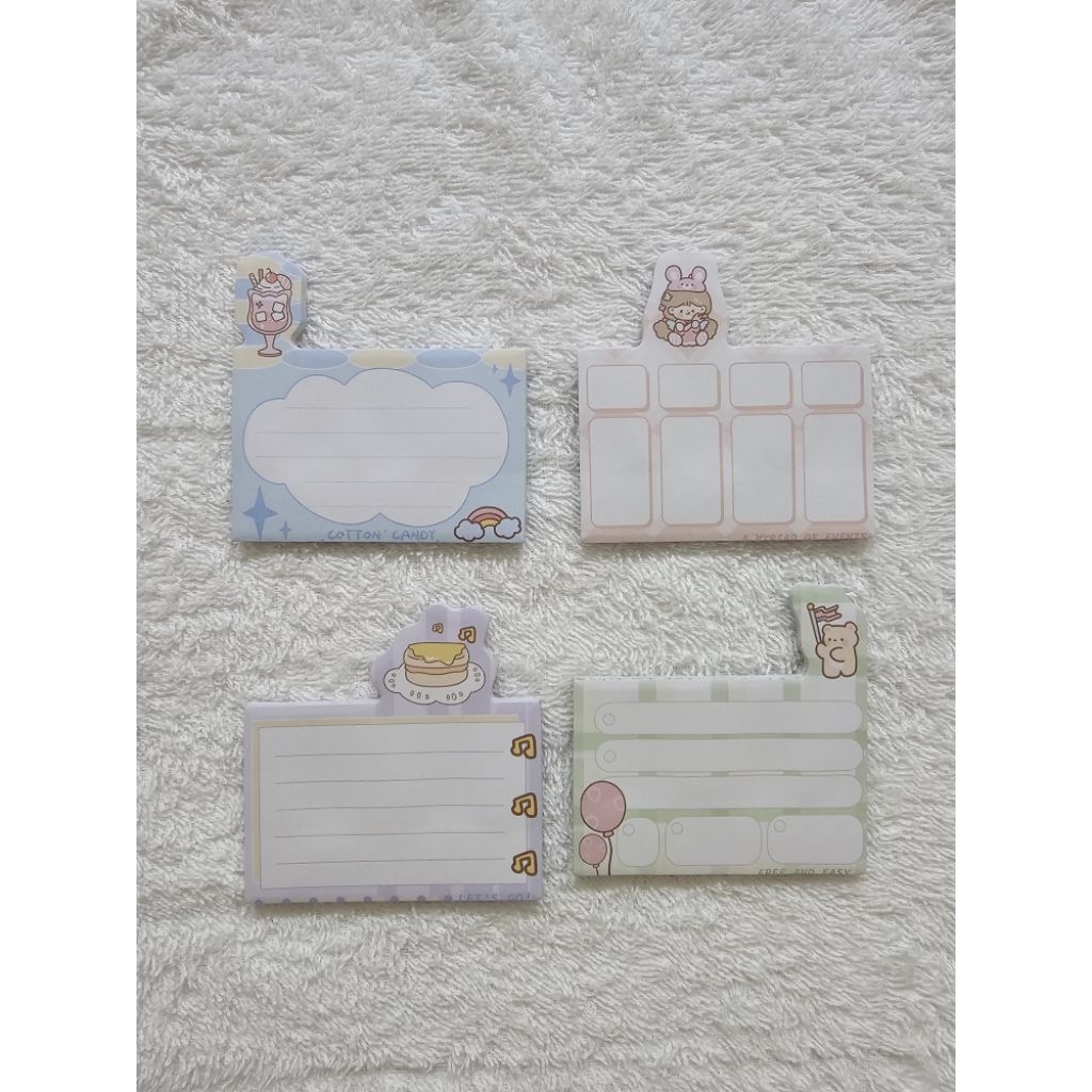 

Cute Cartoon Sticky Notes in Box Memopad / Kertas Memo