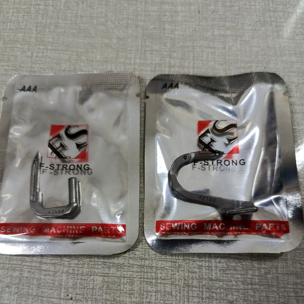 42166+42114 F-STRONG loper atas+bawah (1set) Looper mesin obras kecil DC singer butterfly