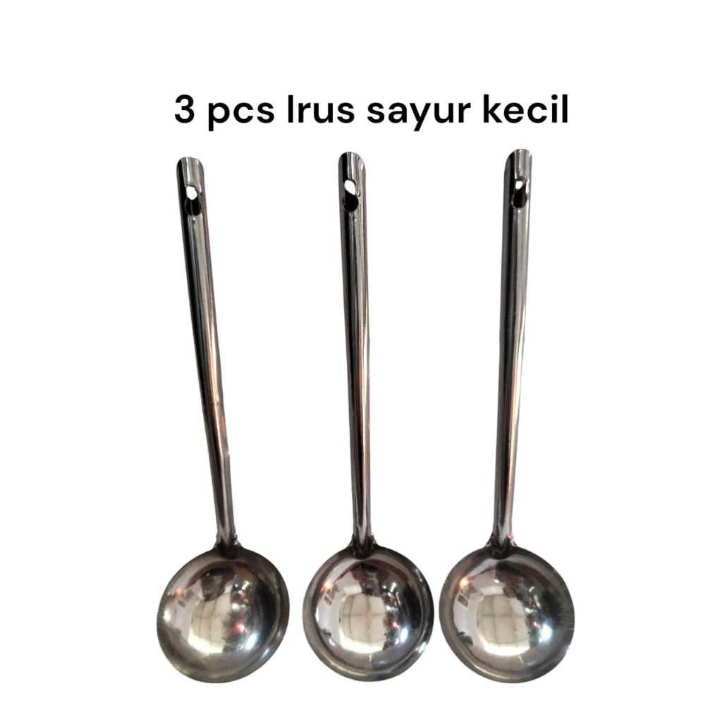 Irus Sop kecil- Irus Sayur  kecil- Irus BIasa Stainless Steel
