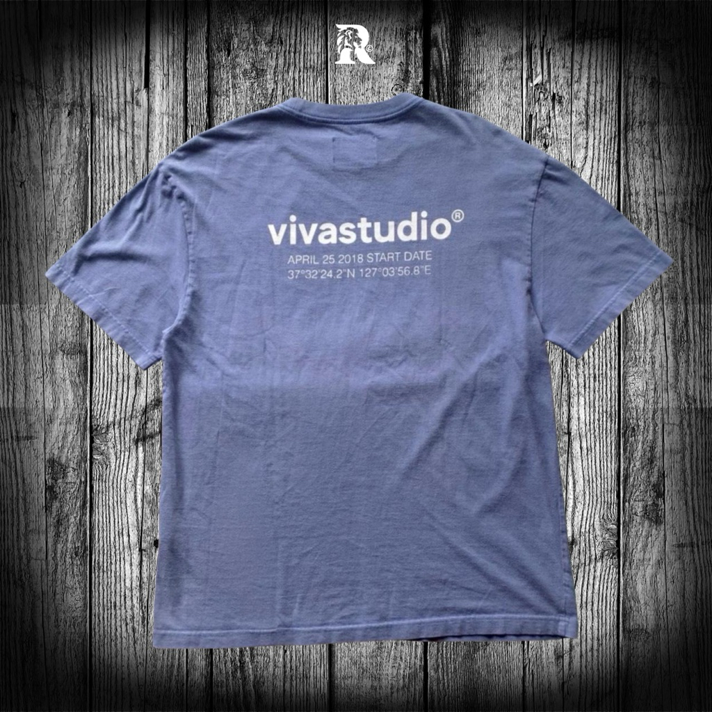 VIVASTUDIO T-shirt - RW0001 - Dusty Blue