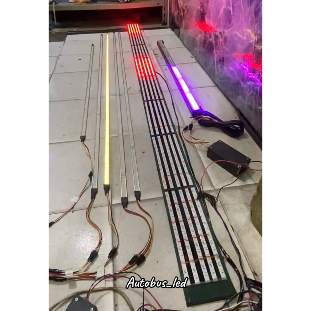 STROBO 8 CHANEL RGB/1 warna 2 meter 24v 5 baris led