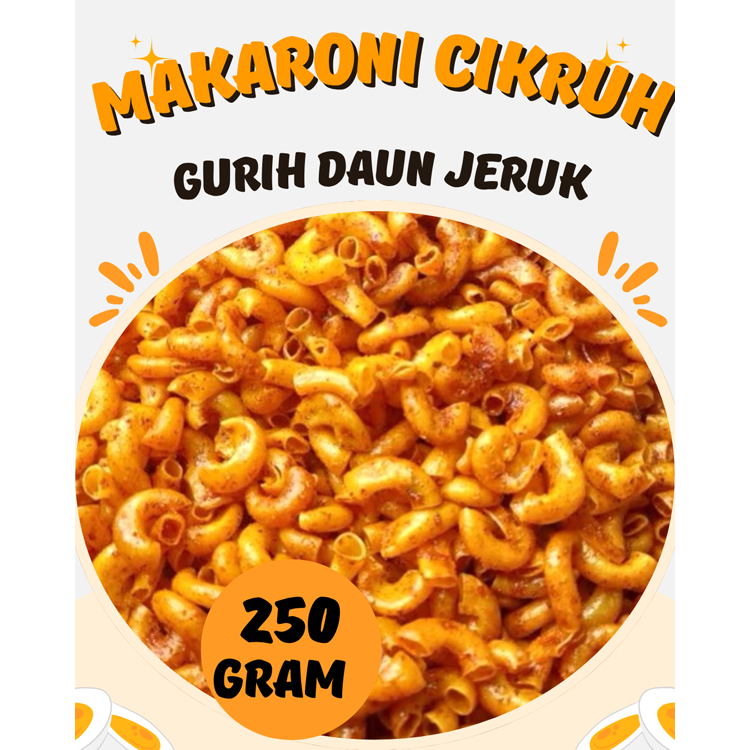 

Jajanan Enak Makaroni Gurih Original Daun Jeruk / Makaroni Omex Rasa Gurih Original Nagih 250 Gram