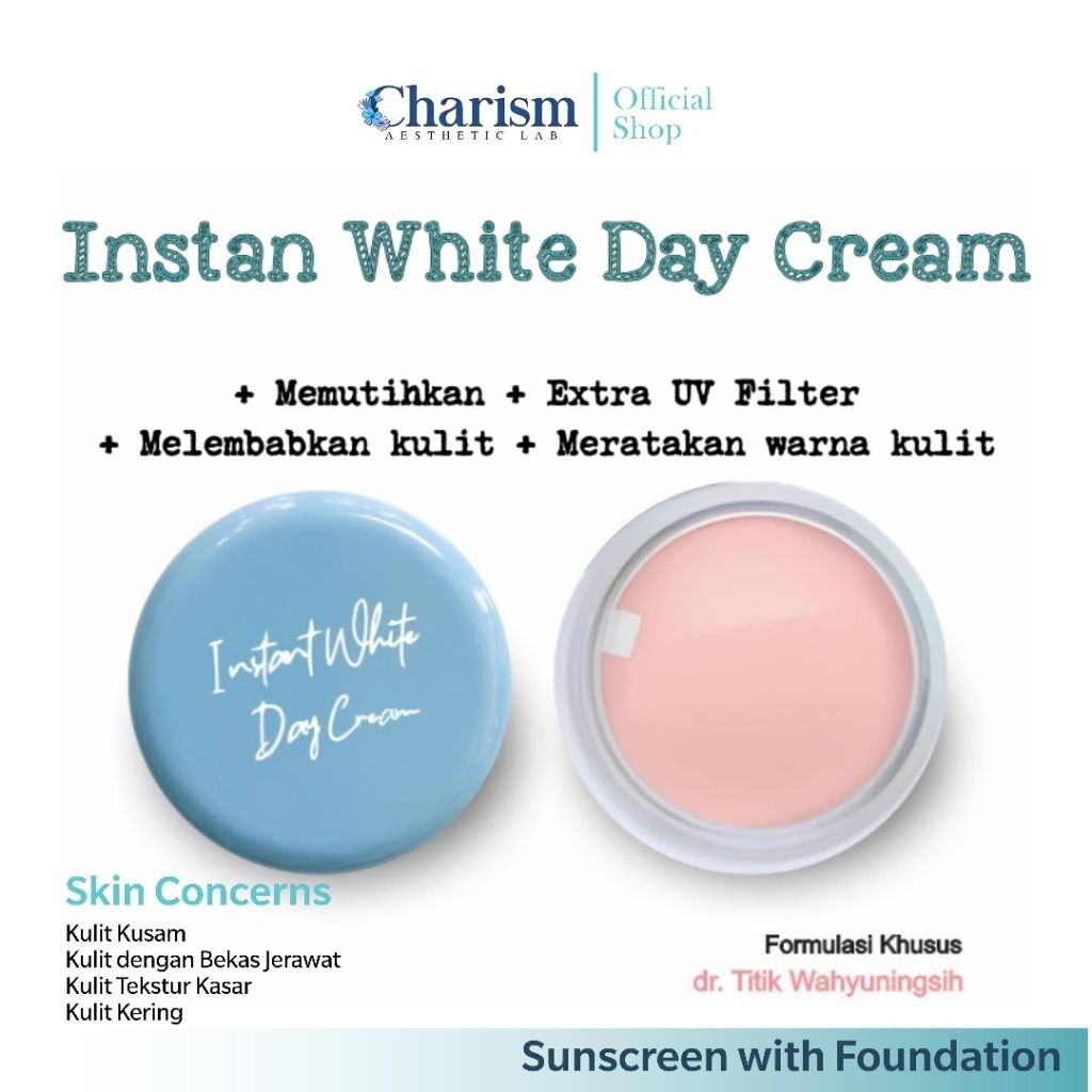 dr Titik Wahyuningsih INSTAN WHITE DAY CREAM - Sunscreen plus day cream
