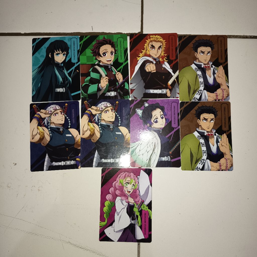 Collectible card Familymart x Demon Slayer official