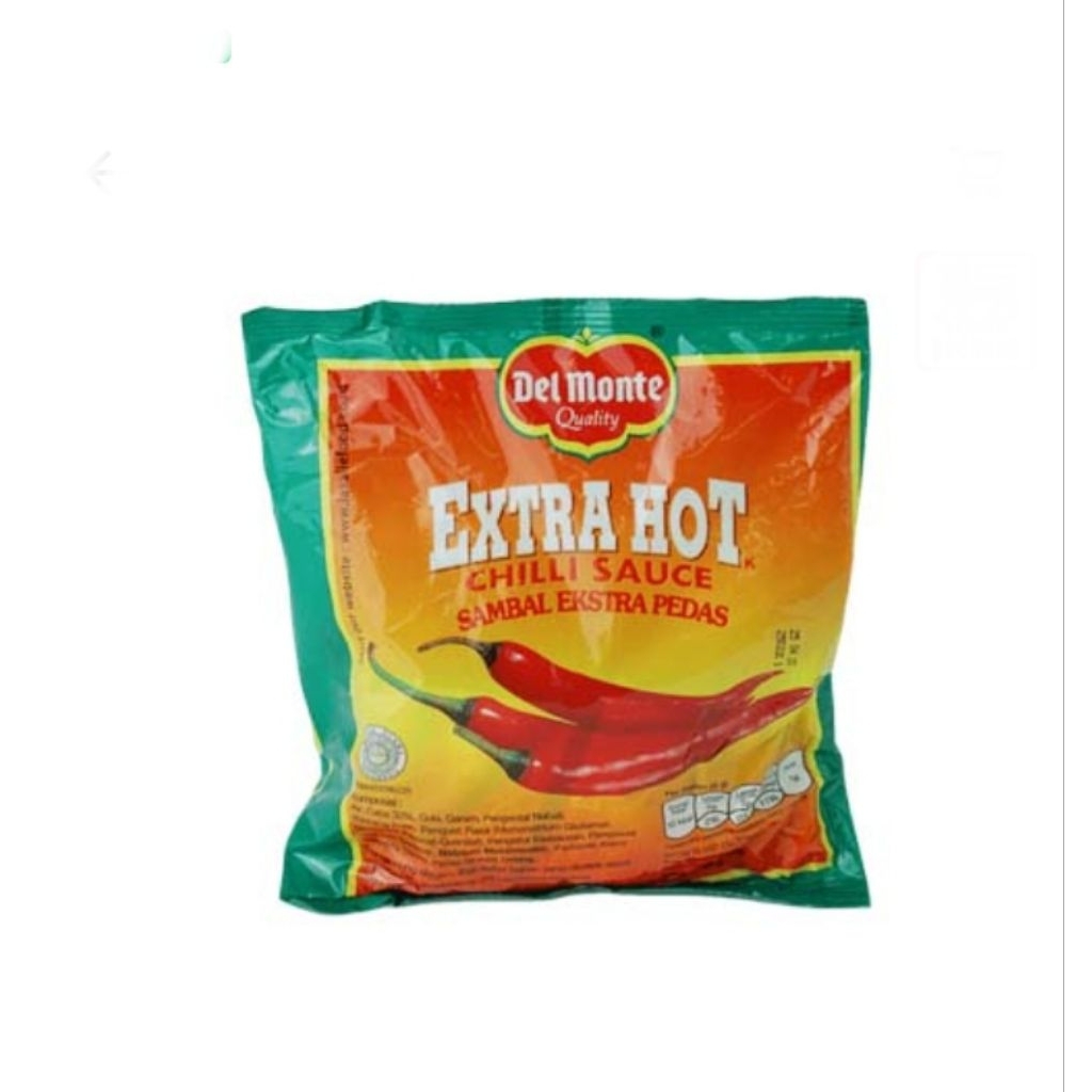 

del monte Chili sauce extra hot 24 x 9 gram