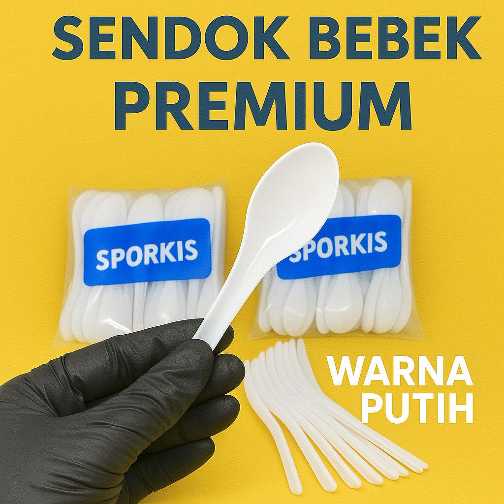 Sendok Bebek Premium Sporkis / Sendok Bebek Plastik / Sendok Bebek Hight Sulit / Sendok Plastik / Se