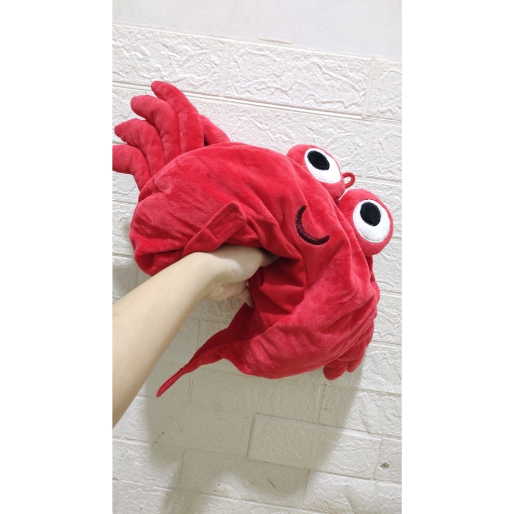 TOPI BONEKA COSPLAY KEPITING KELELAWAR BEAR