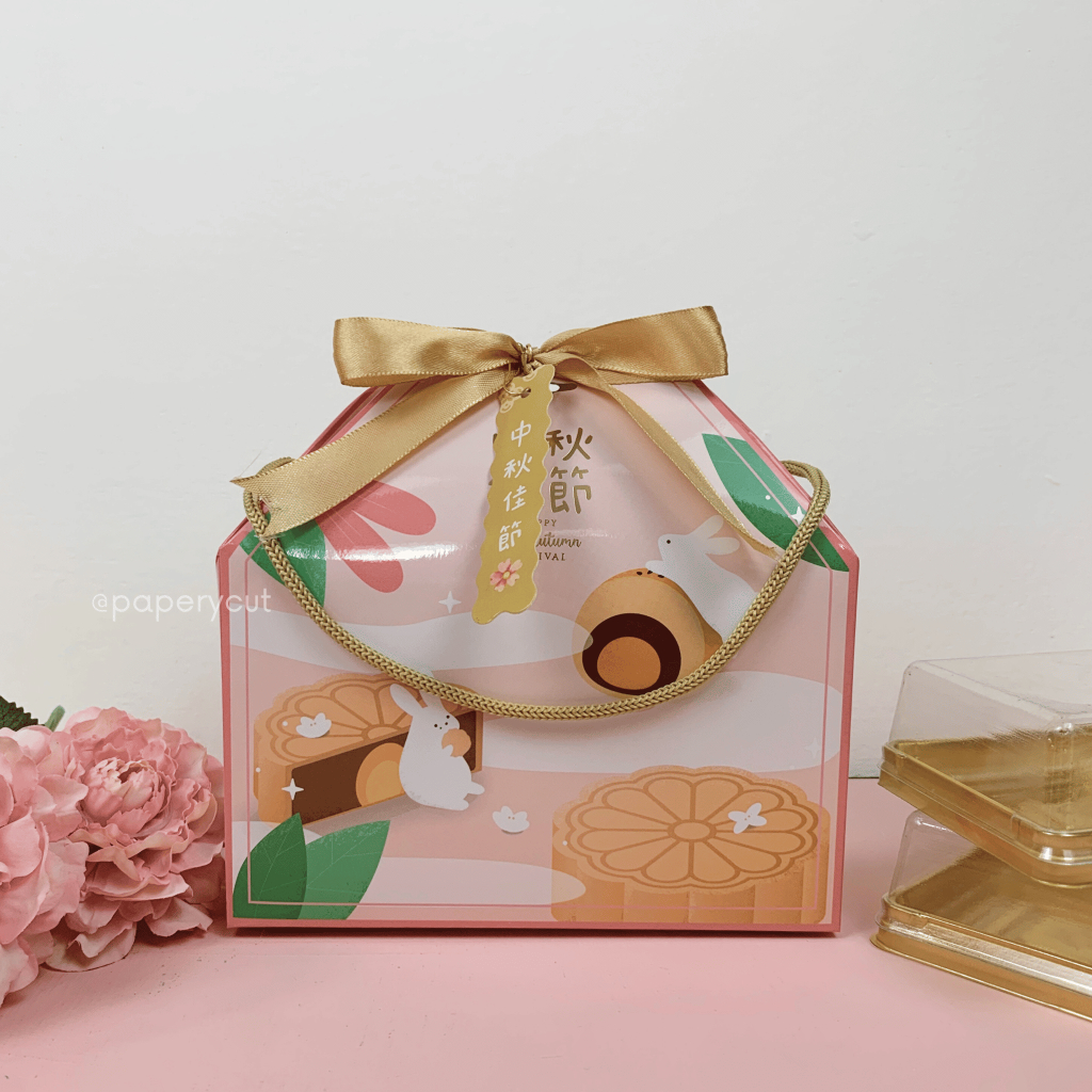 

Ribbon Bag Box Tali Kue Cookies Toples 2 Jar Hampers Mooncake Festival Mid autumn