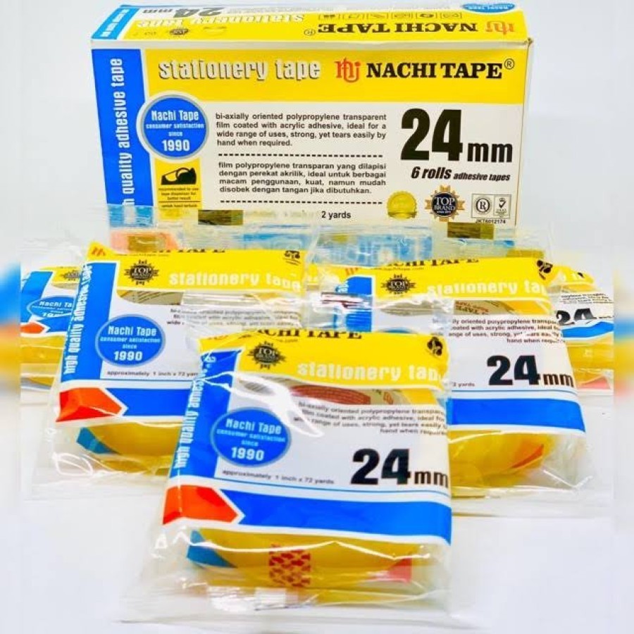 

[ PCS ] ISOLASI NACHI 1X72 24MM ISOLASI DOS / Isolasi Nachi Dos Besar