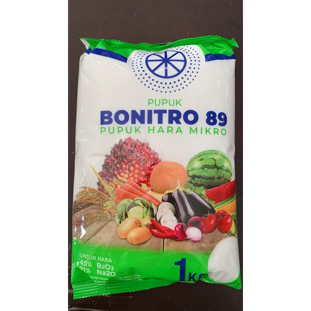 BONITRO 89 Pupuk Borate Boron kemasan (1KG) - ( Daun Sawit )