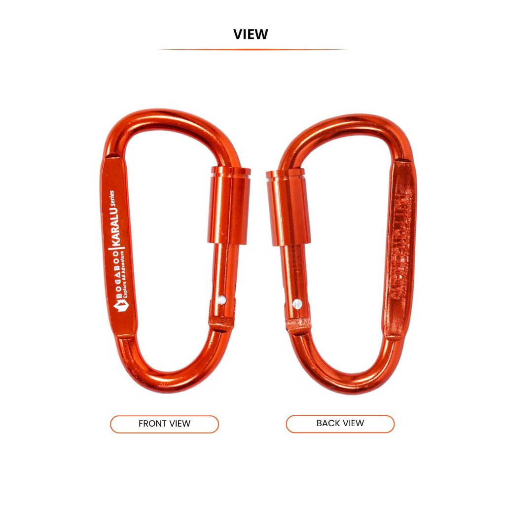 BOGABOO KARALU Carabiner - Karabiner - Buckle Hanging - Karabiner - gantungan karabiner alumunium st