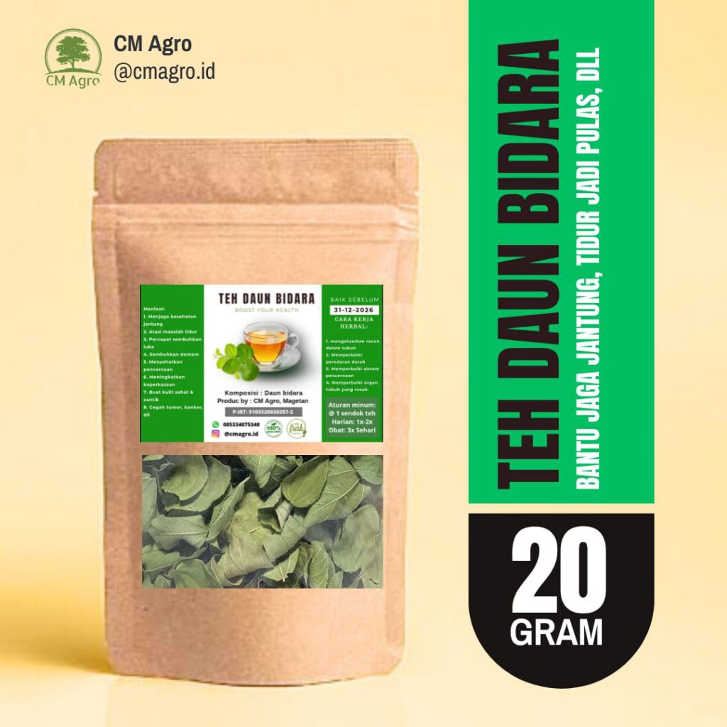 

Teh Daun Bidara Organik | Menyehatkan Jantung & Pencernaan, Vitalitas, Atasi Insomnia, Demam dll