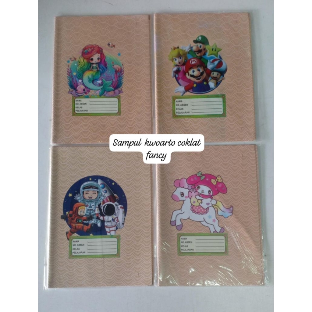

SAMPUL BUKU KWARTO COKLAT FANCY DST ISI 20 LEMBAR
