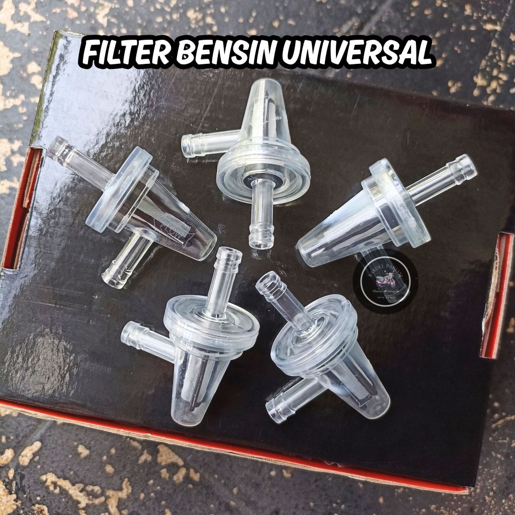 FILTER BENSIN L TRANSPARAN TOYO IMPORTS UNIVERSAL SEMUA MOTOR CB GL MP TIGER RX KING DLL